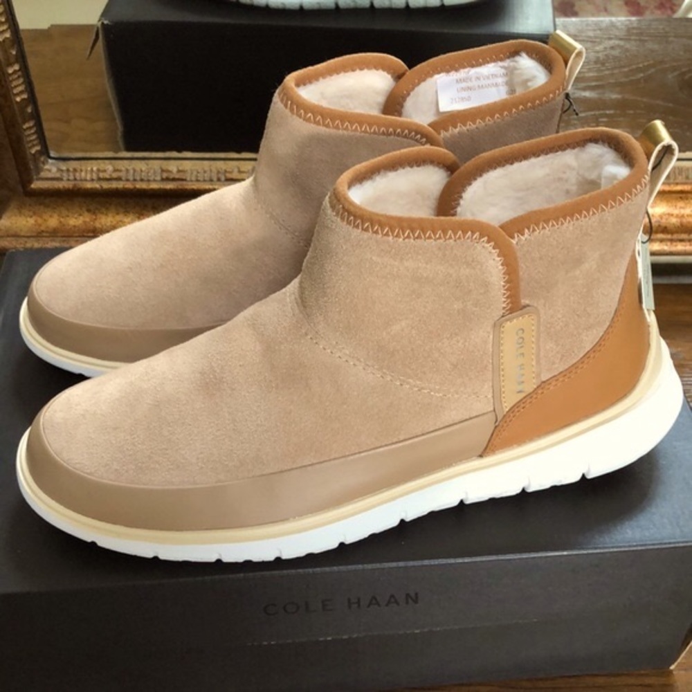 New Cole Haan Generation Zero Grand ankle Bootie.  Size 9.5.  Color Birch Suede.